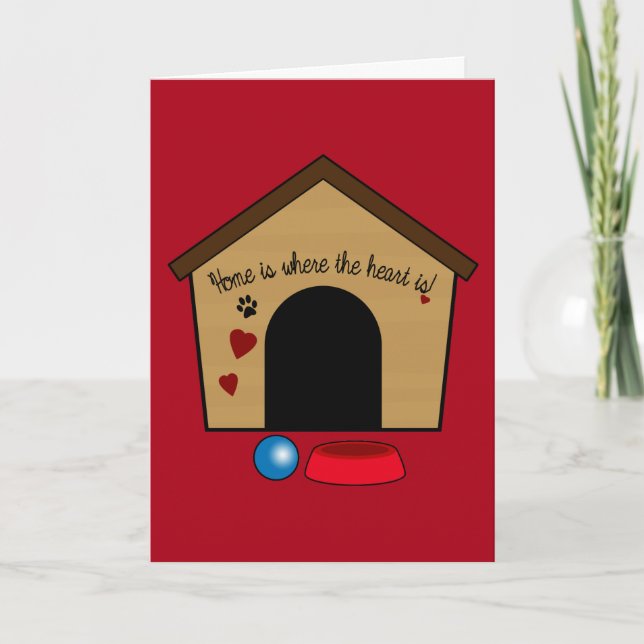 Carte Félicitations pour votre nouveau chiot avec Dog Ho (Devant)