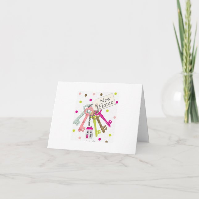 CARTE FÉLICITATIONS POUR VOTRE ***NOUVELLE MAISON*** (Devant)