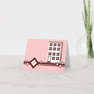 Carte félicitations pour votre nouvelle maison : condo h