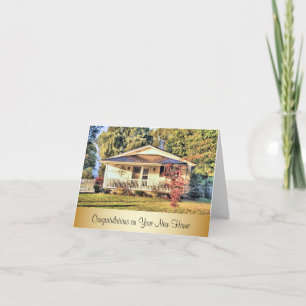 Carte Félicitations pour votre nouvelle maison - nouvell