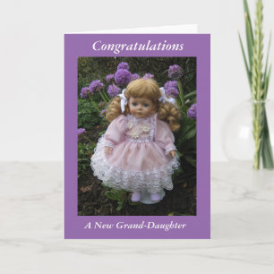 Carte Félicitations pour votre nouvelle petite fille