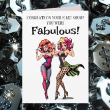 Félicitations pour votre premier Drag Show Vous av
