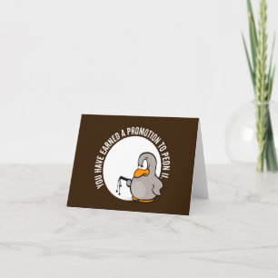 Carte Félicitations pour votre promotion bien méritée