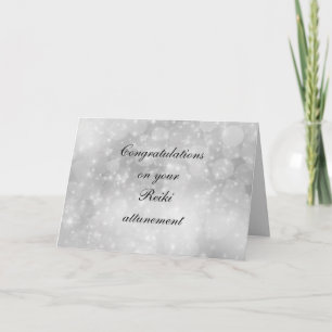 Carte Félicitations pour votre reconnaissance Reiki