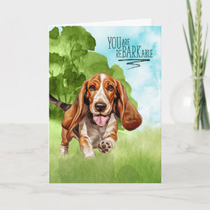 Carte Félicitations reBARKable Basset Hound Dog