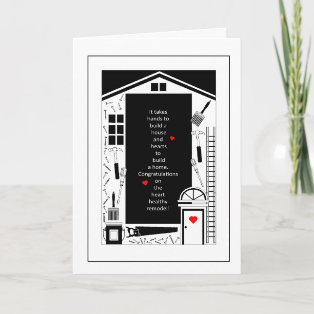 Carte Félicitations - Rénovation domiciliaire (Devant)
