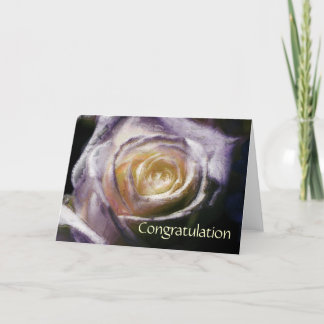 Carte Félicitations rose
