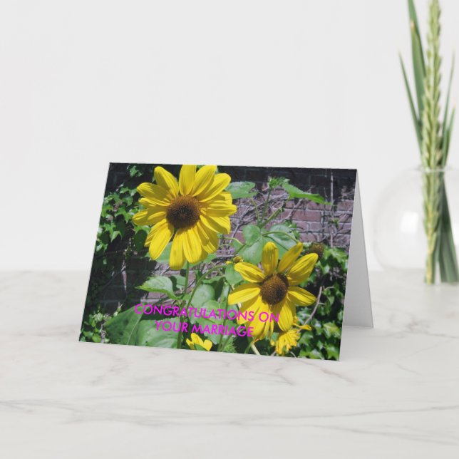 CARTE FÉLICITATIONS SUR VOTRE MARIAGE (Devant)