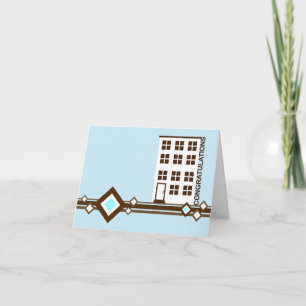Carte félicitations sur votre nouvelle maison : logement