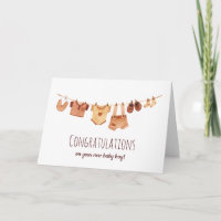 Félicitations - Vêtements de bébé Boho