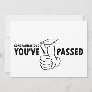 Carte Félicitations, vous avez réussi, diplôme