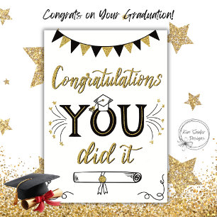 Carte Félicitations Vous L'avez Fait Remise de Diplôme
