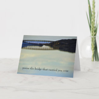 Carte Félicitez le pont
