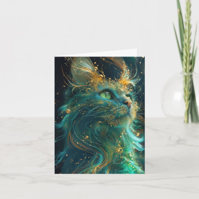 Carte Féline Mystique (Devant)