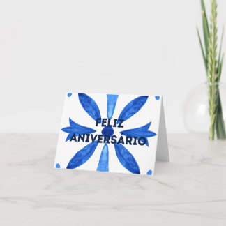 Carte Feliz Aniversário, heureux anniversaire portugais