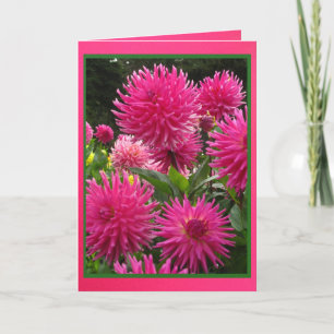 Carte - Feliz Cumpleaños a mi Tía - Las Dalias