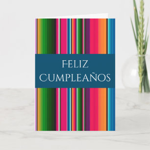Carte Feliz Cumpleaños Espagne Mexique Blanche Anniversa