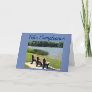 CARTE **FELIZ CUMPLEANOS**-HEUREUX ANNIVERSAIRE ESPAGNOL