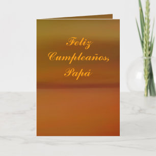 Carte - Feliz Cumpleaños - Papá