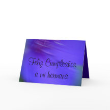 Carte - Feliz Cumpleaños un hermana de MI