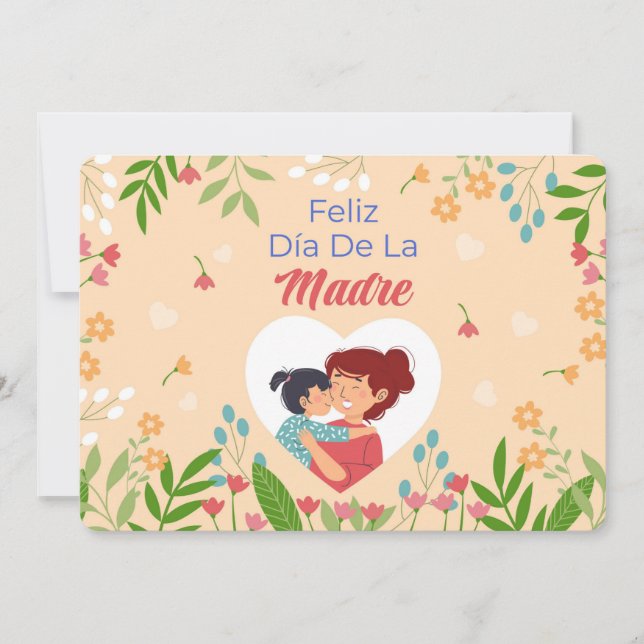 Carte Feliz Dia De La Madre (Devant)
