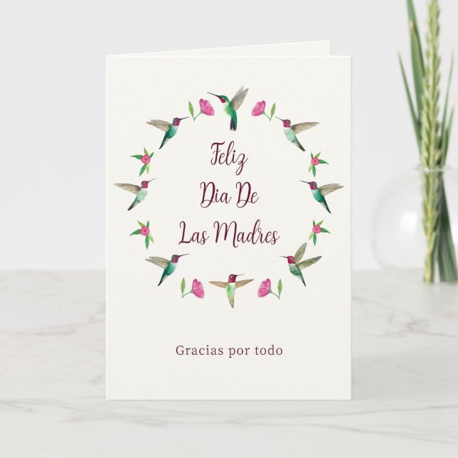 Carte Feliz Dia De Las Madres (Devant)