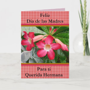 Carte Feliz Dia de las Madres Querida Hermana 321