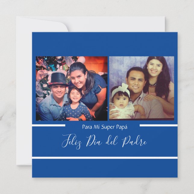 Carte Feliz día del Padre Super Papá espagnol (Devant)