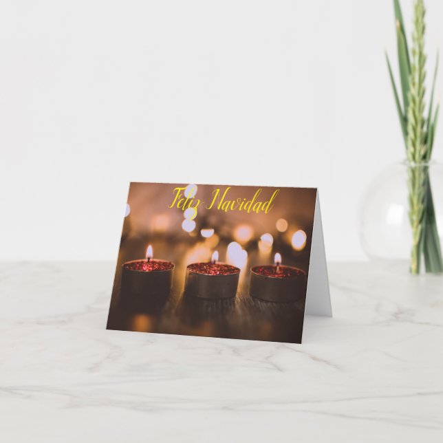 Carte Feliz Navidad Christmas (Devant)