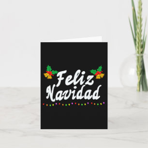 Carte Feliz Navidad Famille de Noël Hommes Femmes Enfant