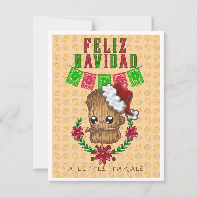 Carte Feliz Navidad - Little Tamale (Devant)