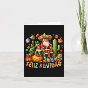 Carte Feliz Navidad Mexican Funny Christmas Père Noël Fe