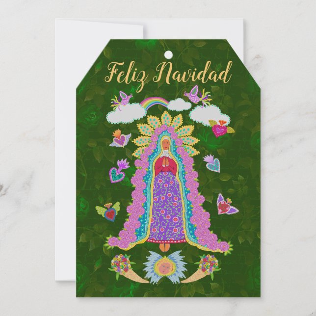 Carte Feliz Navidad Our Lady of Guadalupe (Devant)