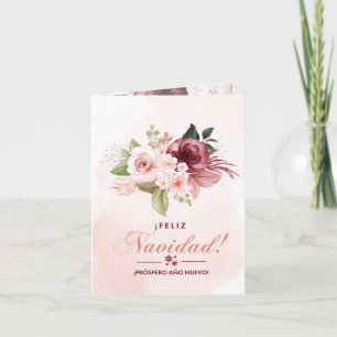 Carte ¡FELIZ Navidad ! ¡PRÓSPERO AÑO NUEVO ! Salutat