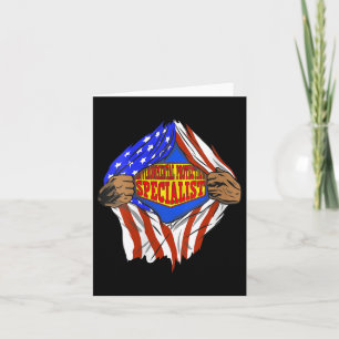 Carte Femens Funny Super De l'environnement Protection