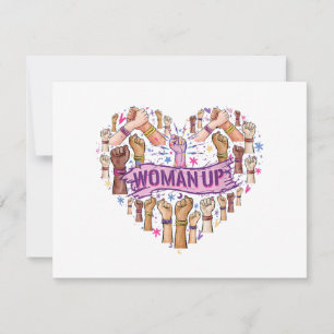 Carte Féminisme Feministe Forte autonomisation des femme