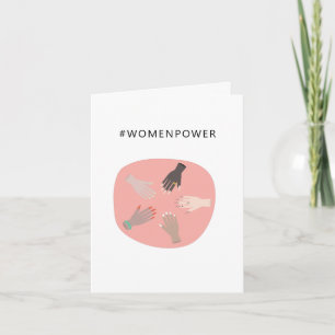 Carte féministe féministe féministe de la fête de la fem