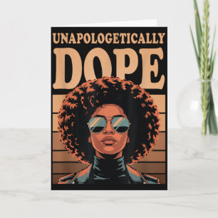 Carte Femme Afro sans excuses