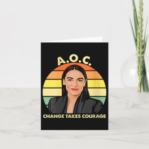 Carte Femme Aoc Alexandria Ocasio-cortez First Femme P
