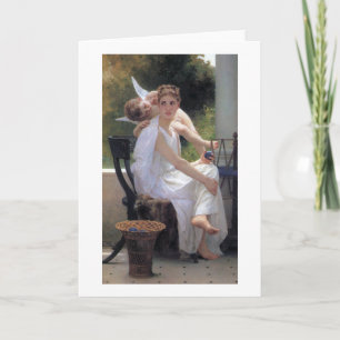 Carte Femme avec Cupidon, Bouguereau