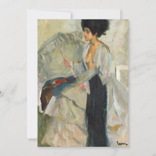 Carte Femme dans le Studio   Edward Cucuel