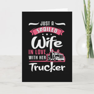 Carte Femme De Camionneurs Juste Une Femme Maltraitée Co