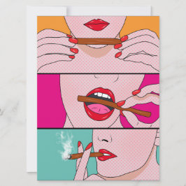 Carte femme de mauvaises herbes