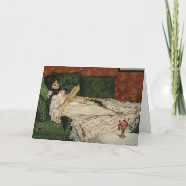 Carte Femme Lisant | Rupert Bunny (Devant)