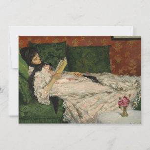 Carte Femme Lisant Rupert Bunny