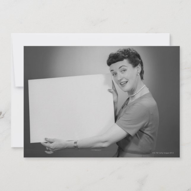 Carte Femme mature (Devant)