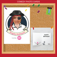 Femme Pirate Anniversaire 40e Amusant Ajouter votr