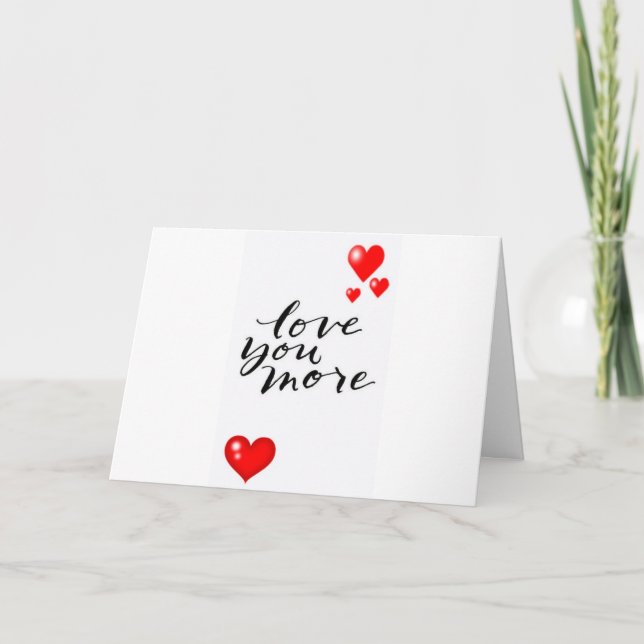 CARTE ***FEMME*** POUR NOTRE ANNIVERSAIRE **JE T'AIME EN (Devant)