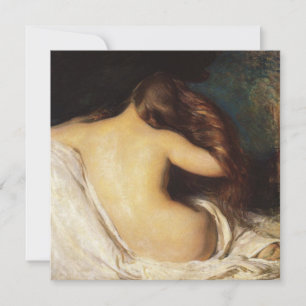 Carte Femme qui pleure ses cheveux (par Joseph DeCamp)