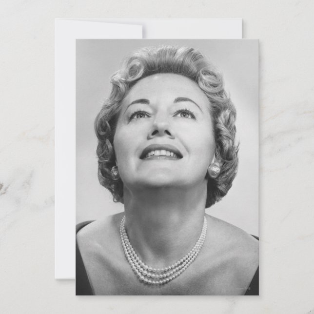 Carte Femme qui regarde (Devant)